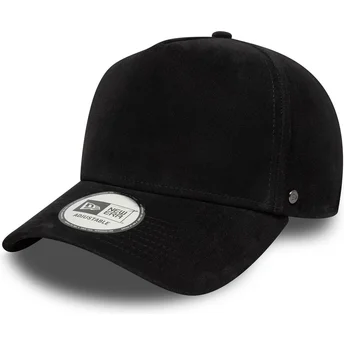 Casquette courbée noire ajustable 9FORTY E Frame Img Suede New Era