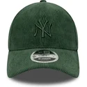cappellino-curvo-verde-regolabile-con-logo-verde-9forty-m-crown-cord-dei-new-york-yankees-mlb-di-new-era