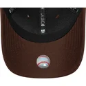new-era-curved-brim-9forty-m-crown-new-york-yankees-mlb-brown-snapback-cap