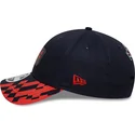 marinbla-och-rod-kurvad-keps-snapback-9forty-m-crown-visor-print-fran-red-bull-racing-formula-1-av-new-era