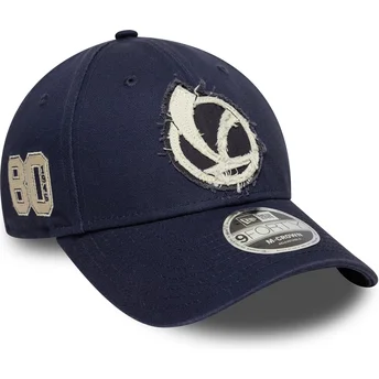 Cappellino curvo blu snapback 9FORTY M-Crown 80th Year di...