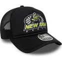 cappellino-trucker-nero-9forty-m-crown-graphic-di-new-era