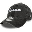new-era-curved-brim-9twenty-washed-vespa-piaggio-black-adjustable-cap