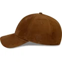 casquette-courbee-marron-ajustable-avec-logo-marron-9twenty-suede-new-york-yankees-mlb-new-era