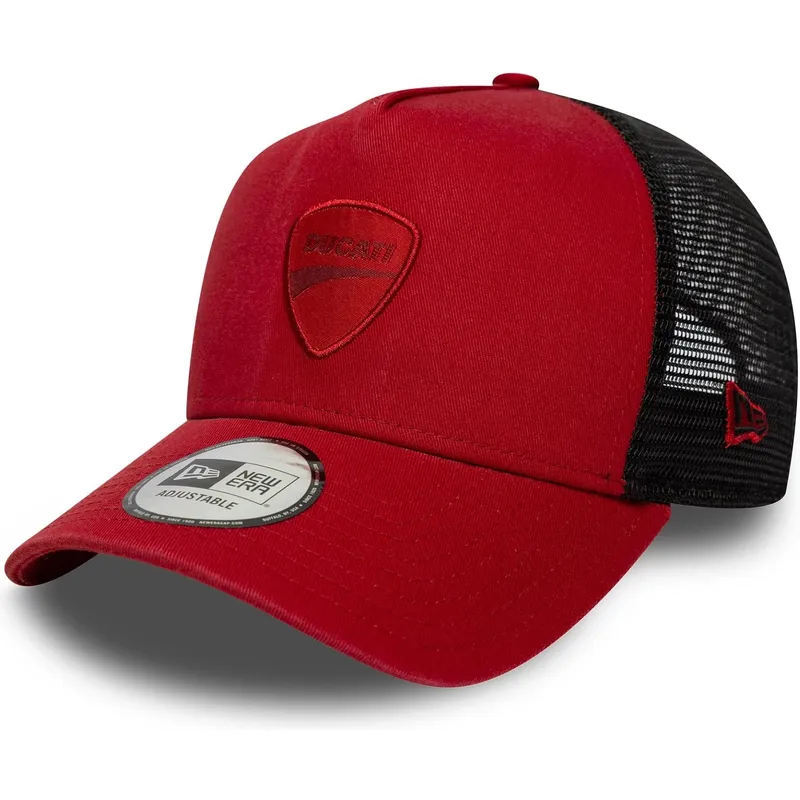 gorra-trucker-roja-e-frame-seasonal-de-ducati-motor-motogp-de-new-era