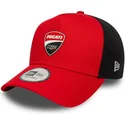casquette-courbee-rouge-snapback-9forty-e-frame-ducati-motor-motogp-new-era