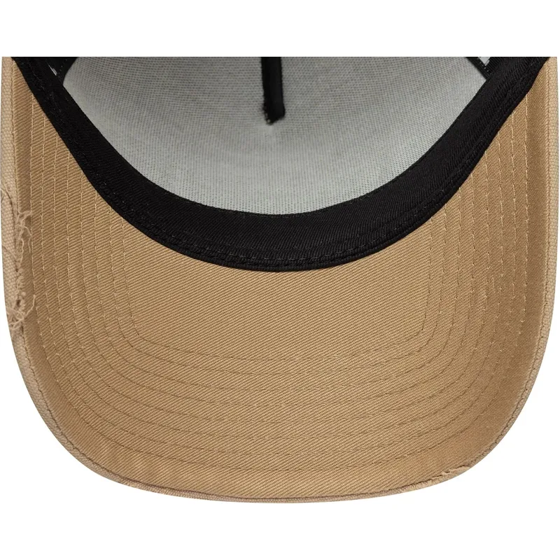new-era-a-frame-oval-canvas-distress-brown-trucker-hat