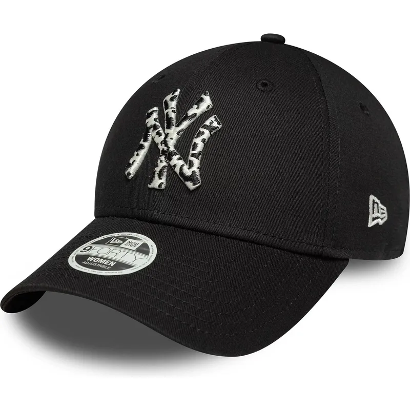 gorra-curva-negra-ajustable-para-mujer-9forty-animal-infill-de-new-york-yankees-mlb-de-new-era