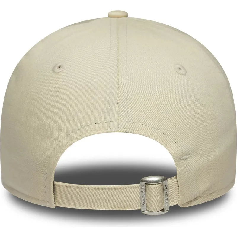 cappellino-curvo-beige-regolabile-con-logo-viola-da-donna-9forty-metallic-logo-dei-new-york-yankees-mlb-di-new-era