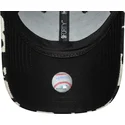 cappellino-curvo-nero-e-bianco-regolabile-da-donna-9forty-cow-midi-dei-new-york-yankees-mlb-di-new-era