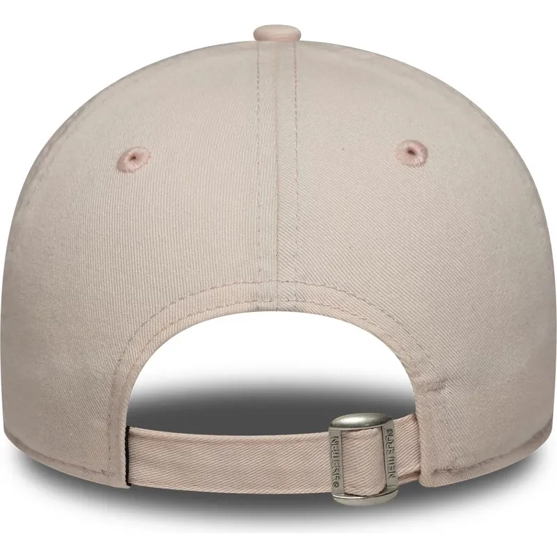 casquette-courbee-rose-ajustable-pour-femme-9twenty-washed-mini-los-angeles-dodgers-mlb-new-era