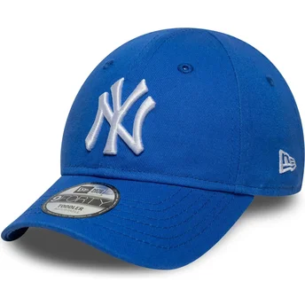 Böjd blå justerbar keps för småbarn 9FORTY League Essential från New York Yankees MLB av New Era