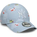 cappellino-curvo-azzurro-chiaro-regolabile-per-bambino-piccolo-9forty-plane-all-over-print-dei-new-york-yankees-mlb-di-new-era