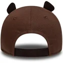 gorra-curva-marron-ajustable-para-nino-pequeno-9forty-cord-ears-de-new-era