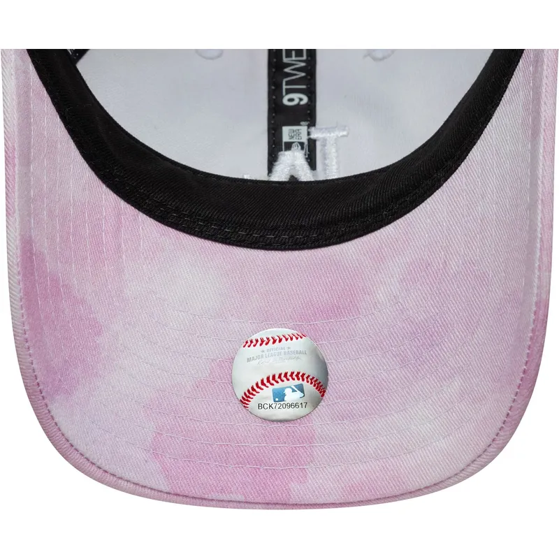 justerbar-rosa-bojd-keps-for-barn-9twenty-tie-dye-los-angeles-dodgers-mlb-fran-new-era