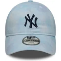 cappellino-curvo-blu-regolabile-per-bambino-9twenty-tie-dye-dei-new-york-yankees-mlb-di-new-era