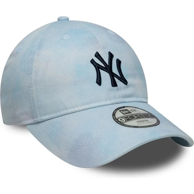 bojd-bla-justerbar-keps-for-barn-9twenty-tie-dye-fran-new-york-yankees-mlb-av-new-era