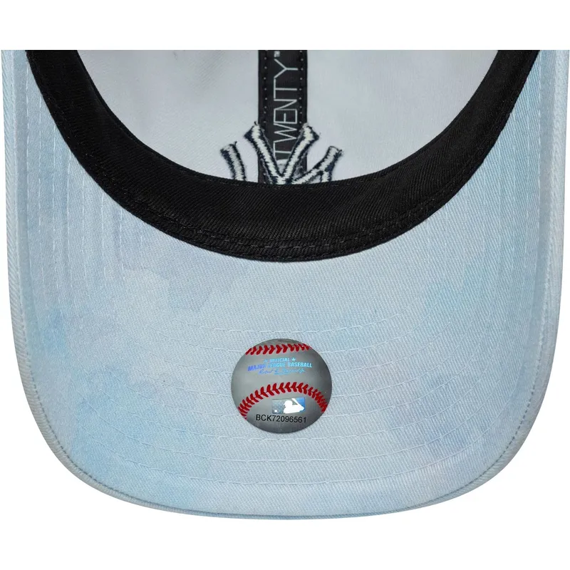 new-era-curved-brim-youth-9twenty-tie-dye-new-york-yankees-mlb-blue-adjustable-cap