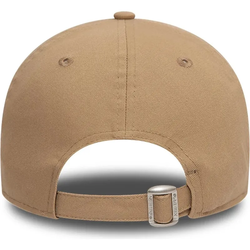 jasnobrazowa-regulowana-czapka-z-zakrzywionym-daszkiem-9twenty-league-essential-new-york-yankees-mlb-new-era