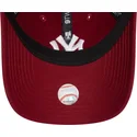 casquette-courbee-rouge-fonce-ajustable-9twenty-league-essential-new-york-yankees-mlb-new-era