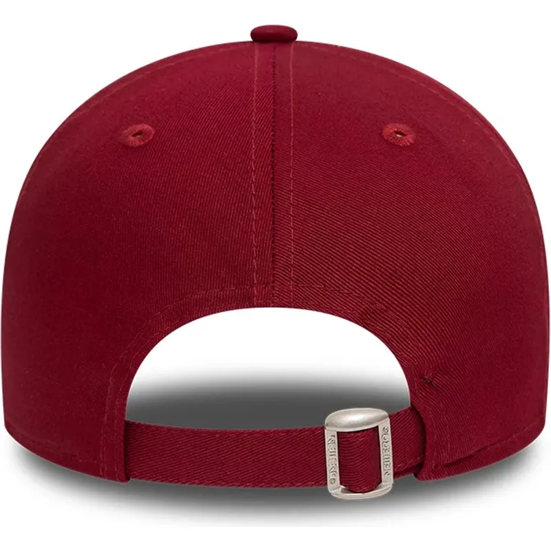 gorra-curva-roja-oscuro-ajustable-9twenty-league-essential-de-new-york-yankees-mlb-de-new-era