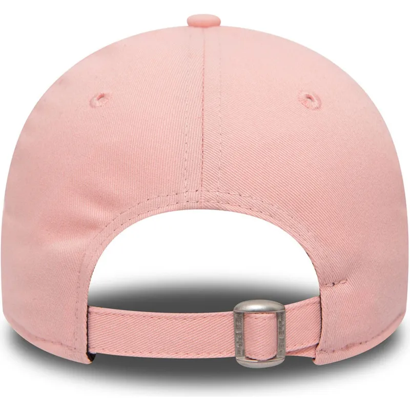 casquette-courbee-rose-ajustable-9forty-league-essential-new-york-yankees-mlb-new-era
