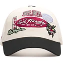 cappellino-trucker-beige-e-nero-est-1971-varsity-badge-di-ed-hardy