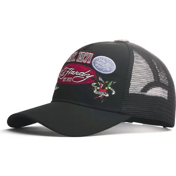 Καπέλο trucker μαύρο Est 1971 Varsity της Ed Hardy