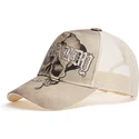 trucker-cap-beige-gothic-skull-graphic-von-ed-hardy
