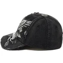 cappellino-curvo-nero-regolabile-brave-hearts-di-ed-hardy