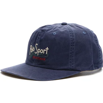 Cappellino curvo blu navy regolabile Classic Sport Twill Woven di Polo Ralph Lauren