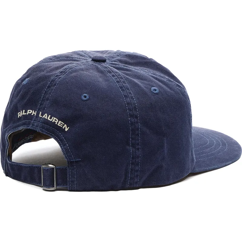 cappellino-curvo-blu-navy-regolabile-classic-sport-twill-woven-di-polo-ralph-lauren
