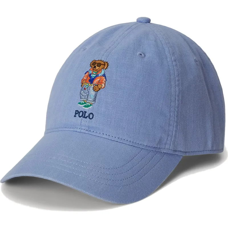 blaue-verstellbare-curved-cap-classic-sport-twill-polo-bear-von-polo-ralph-lauren