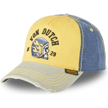 Czapka z daszkiem wielokolorowa regulowana RETRO12 Von Dutch