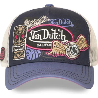 Casquette trucker violette PATCHES14 Von Dutch