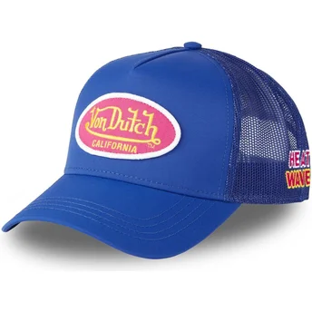 Casquette trucker bleue POLY12 Von Dutch