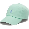 casquette-courbee-verte-claire-ajustable-cotton-chino-classic-sport-polo-ralph-lauren