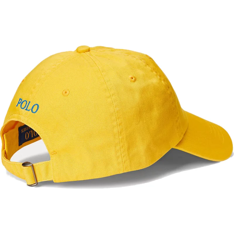 polo-ralph-lauren-curved-brim-cotton-chino-classic-sport-yellow-adjustable-cap