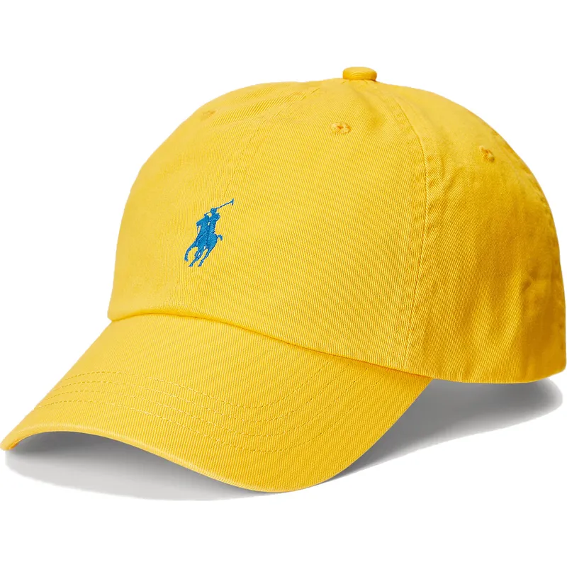 polo-ralph-lauren-curved-brim-cotton-chino-classic-sport-yellow-adjustable-cap