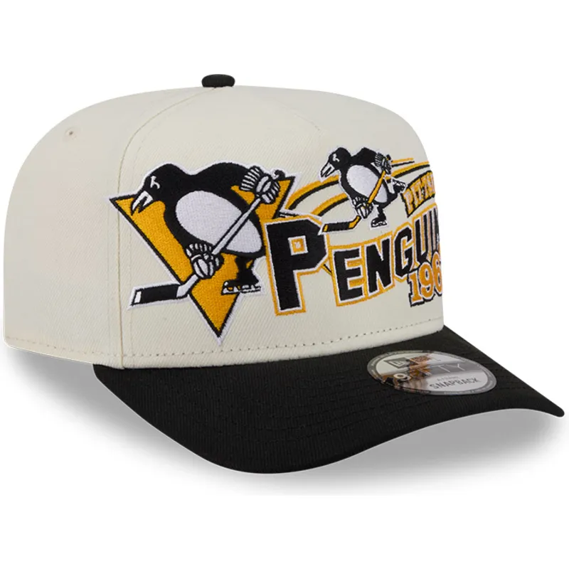 bezowa-czapka-z-zakrzywionym-daszkiem-snapback-9fifty-a-frame-classic-pittsburgh-penguins-nhl-new-era