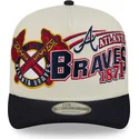 bezowo-czarna-zakrzywiona-czapka-snapback-9fifty-a-frame-classic-atlanta-braves-mlb-new-era