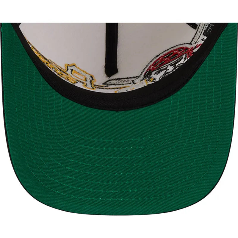 new-era-curved-brim-9fifty-a-frame-classic-pittsburgh-pirates-mlb-beige-and-black-snapback-cap