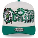 bezowo-zielona-czapka-z-daszkiem-snapback-9fifty-a-frame-classic-boston-celtics-nba-new-era