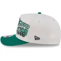 cappellino-curvo-beige-e-verde-snapback-9fifty-a-frame-classic-dei-boston-celtics-nba-di-new-era