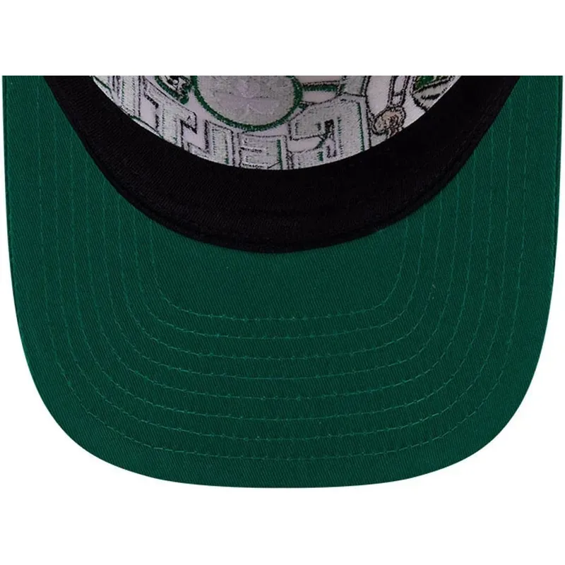 new-era-curved-brim-9fifty-a-frame-classic-boston-celtics-nba-beige-and-green-snapback-cap