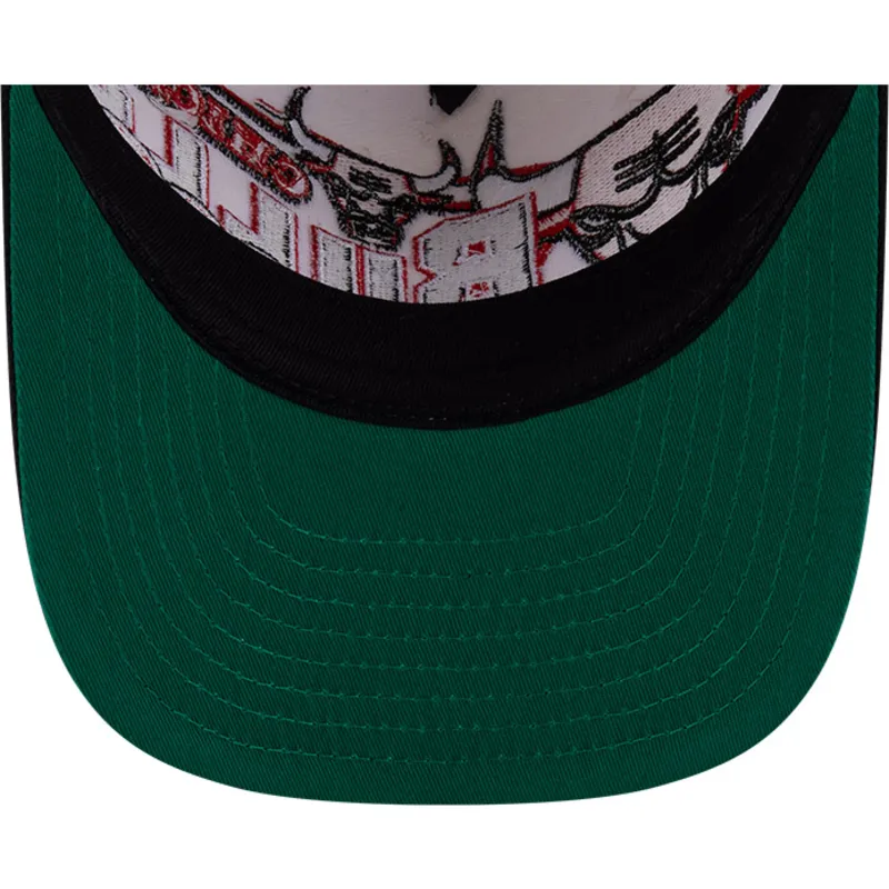 czapka-z-daszkiem-bezowo-czarna-snapback-9fifty-a-frame-classic-chicago-bulls-nba-new-era