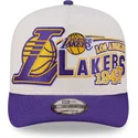 beige-och-lila-kurvad-keps-snapback-9fifty-a-frame-classic-los-angeles-lakers-nba-fran-new-era