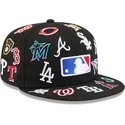 gorra-plana-negra-ajustada-59fifty-all-over-de-mlb-de-new-era