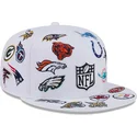 vit-platt-keps-justerad-59fifty-all-over-fran-nfl-av-new-era