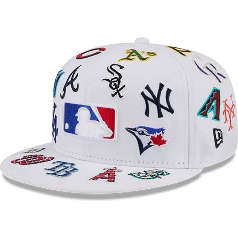 new-era-flat-brim-59fifty-all-over-mlb-white-fitted-cap